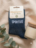 Chaussettes à paillettes Sportive
