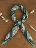 Foulard carré paysage asiatique