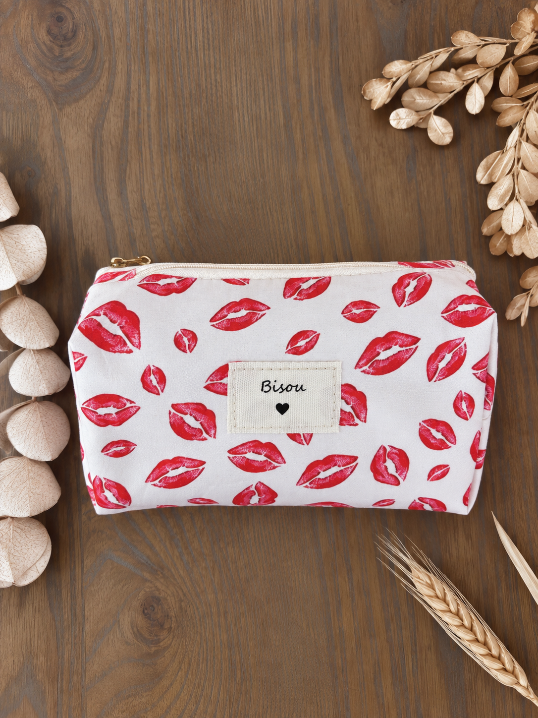 Pochette trousse Bisou