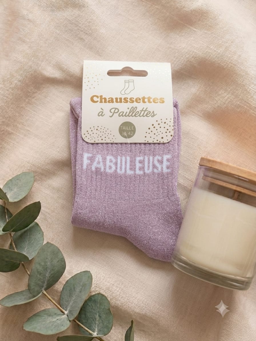 Chaussettes à paillettes Fabuleuse