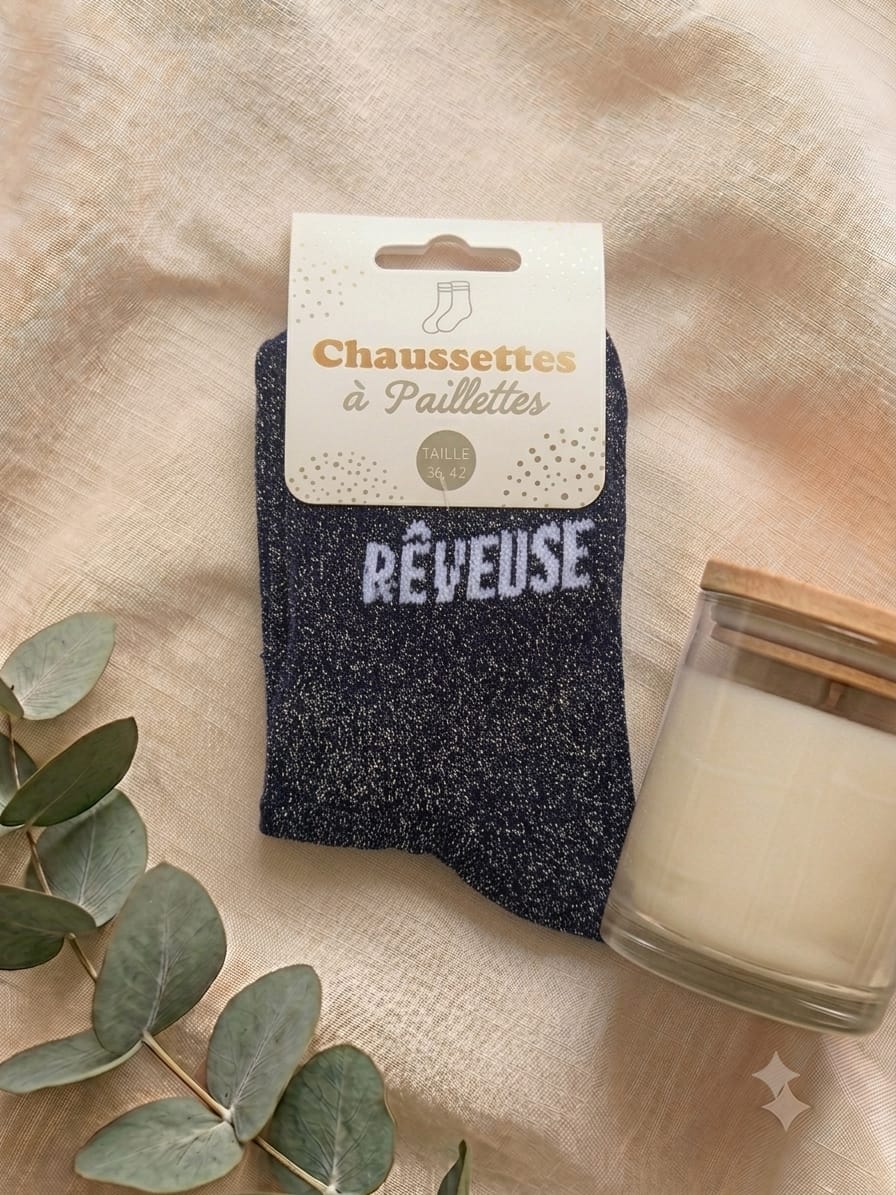 Chaussettes à paillettes Rêveuse
