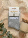 Chaussettes à paillettes Elégante