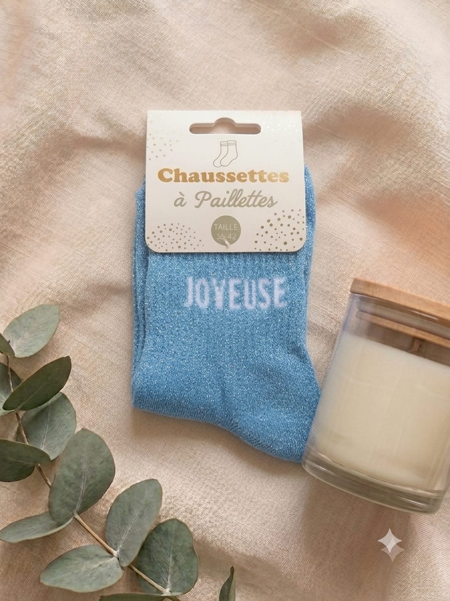 Chaussettes à paillettes Joyeuse
