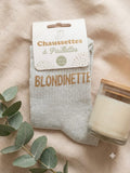 Chaussettes à paillettes Blondinette