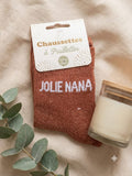 Chaussettes à paillettes Jolie Nana