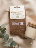 Chaussettes à paillettes Brunette