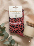 Chaussettes à paillettes Connasse