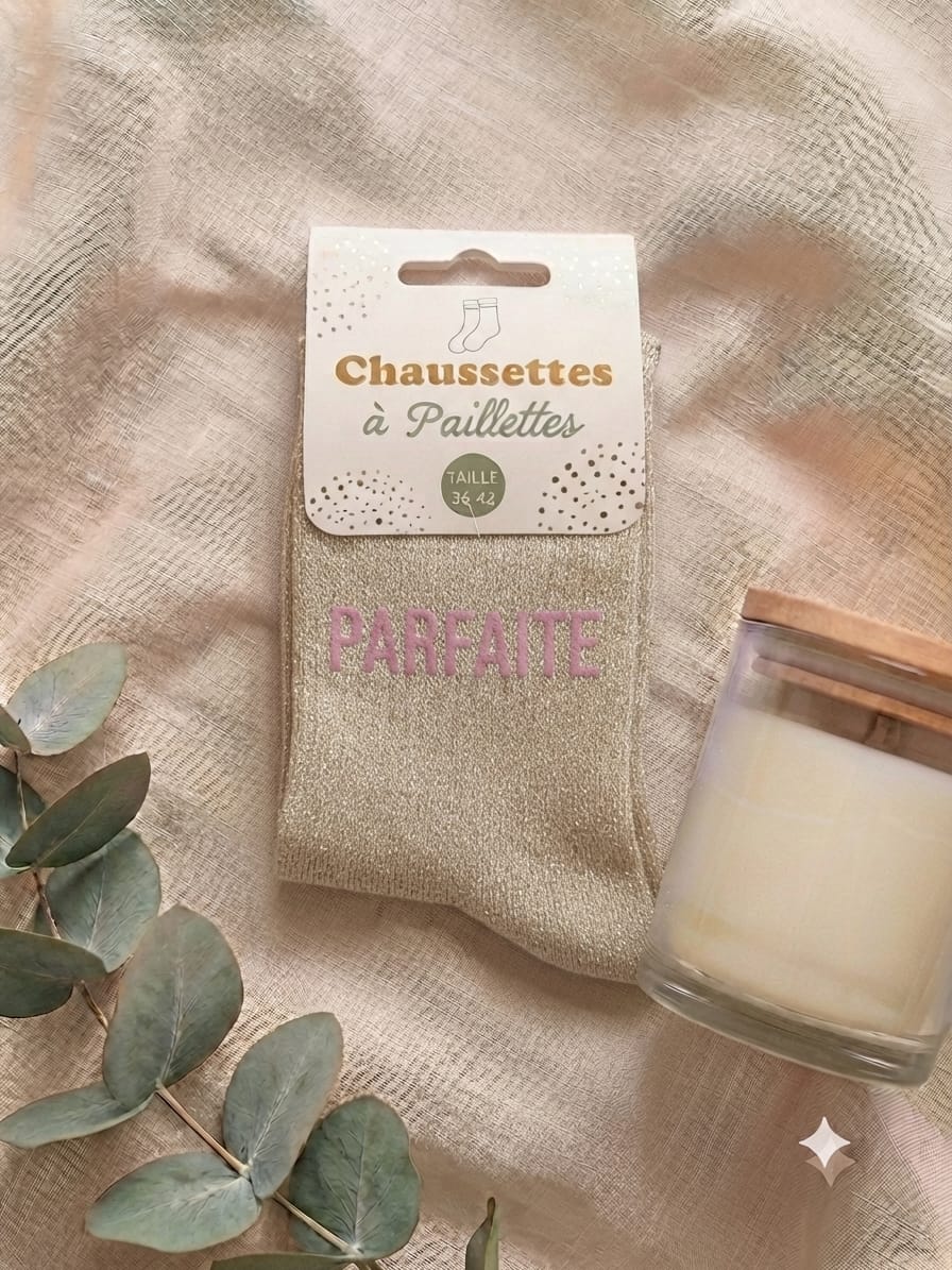 Chaussettes à paillettes Parfaite
